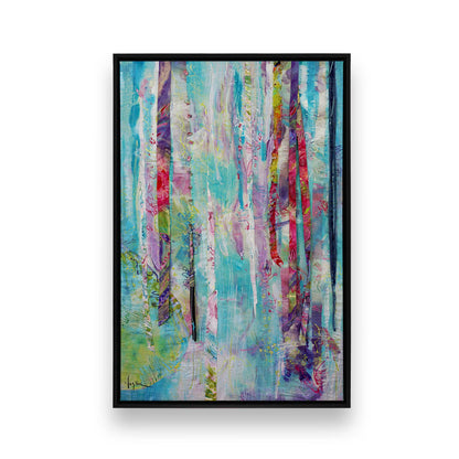 [Color:Satin Black], Picture of art in a Satin Black frame