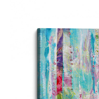 [Color:Stretched Canvas], Picture of the corner of the art