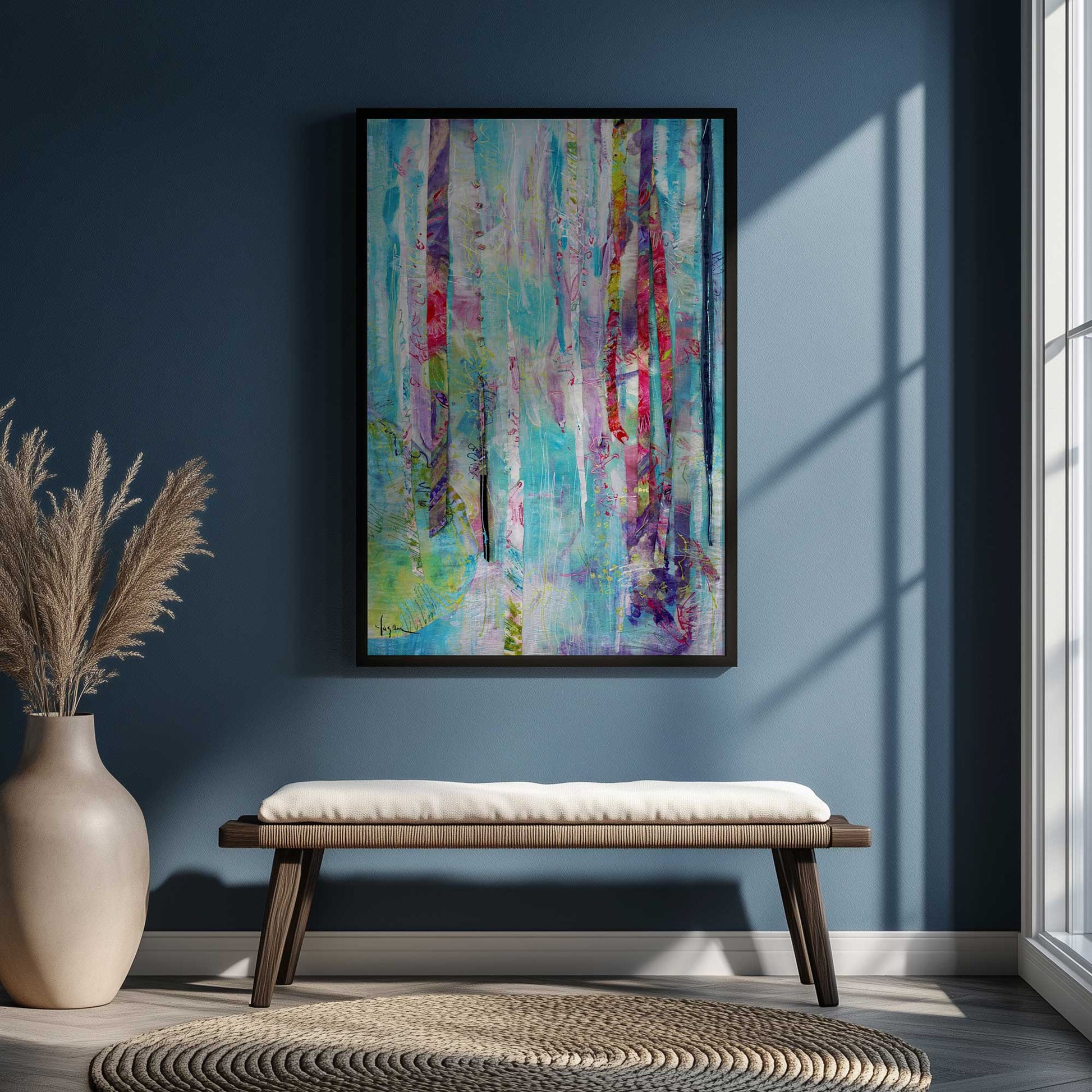 [SPECIAL],[LIFESTYLE], Picture of art hanging in a room