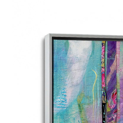 [Color:Polished Chrome], Picture of art in a Polished Chrome frame at an angle