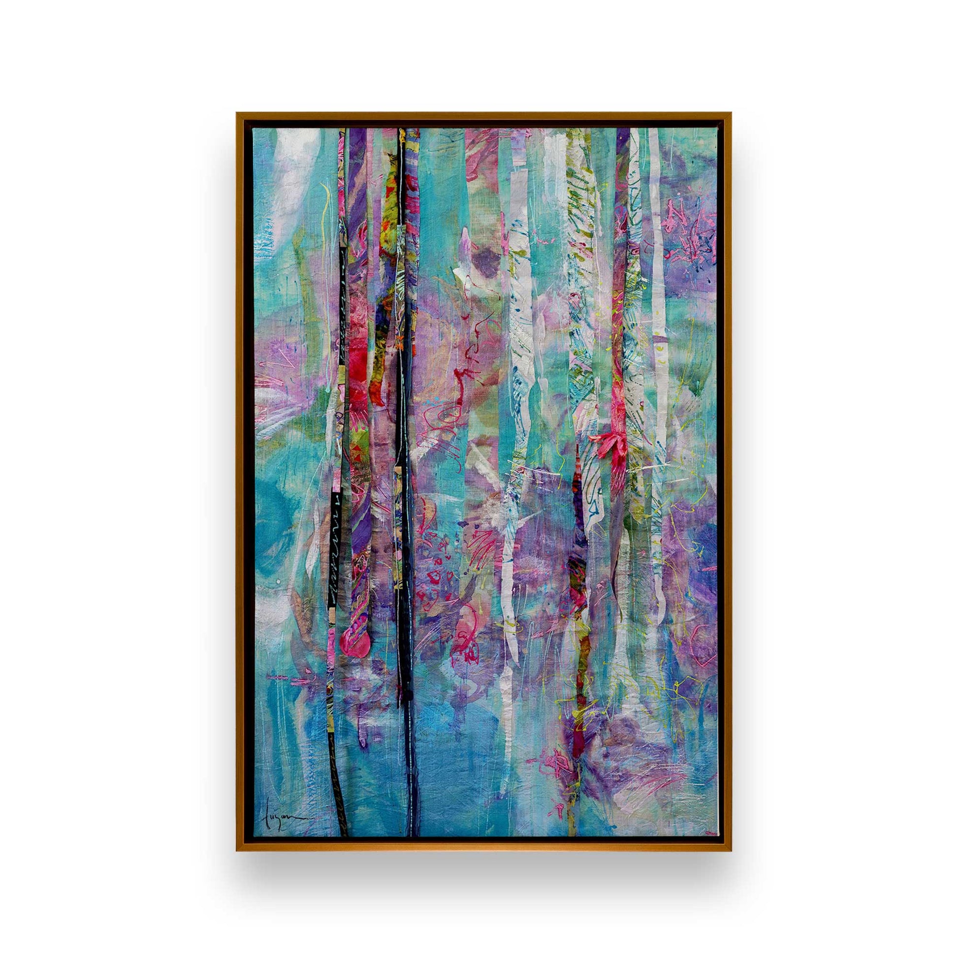 [Color:Polished Gold], Picture of art in a Polished Gold frame