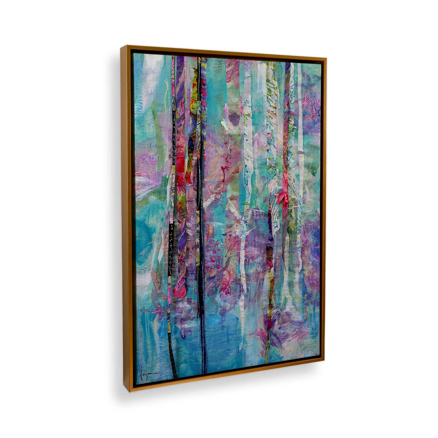 [Color:Polished Gold], Picture of the corner of the art