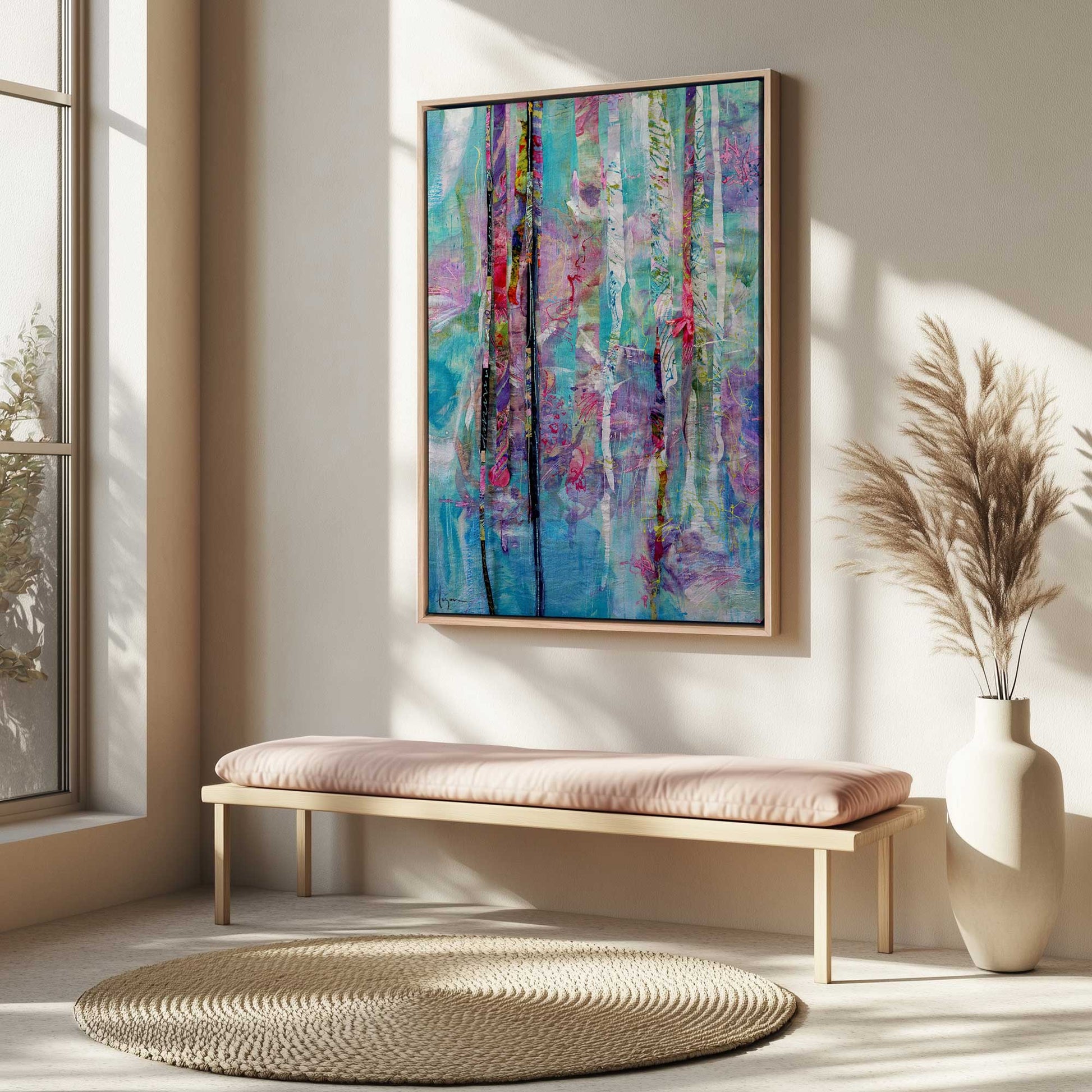 Picture of art in a room