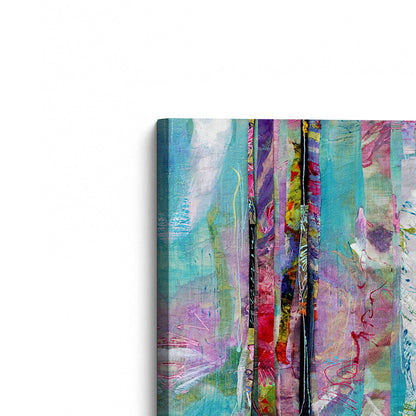 [Color:Stretched Canvas], Picture of the corner of the art