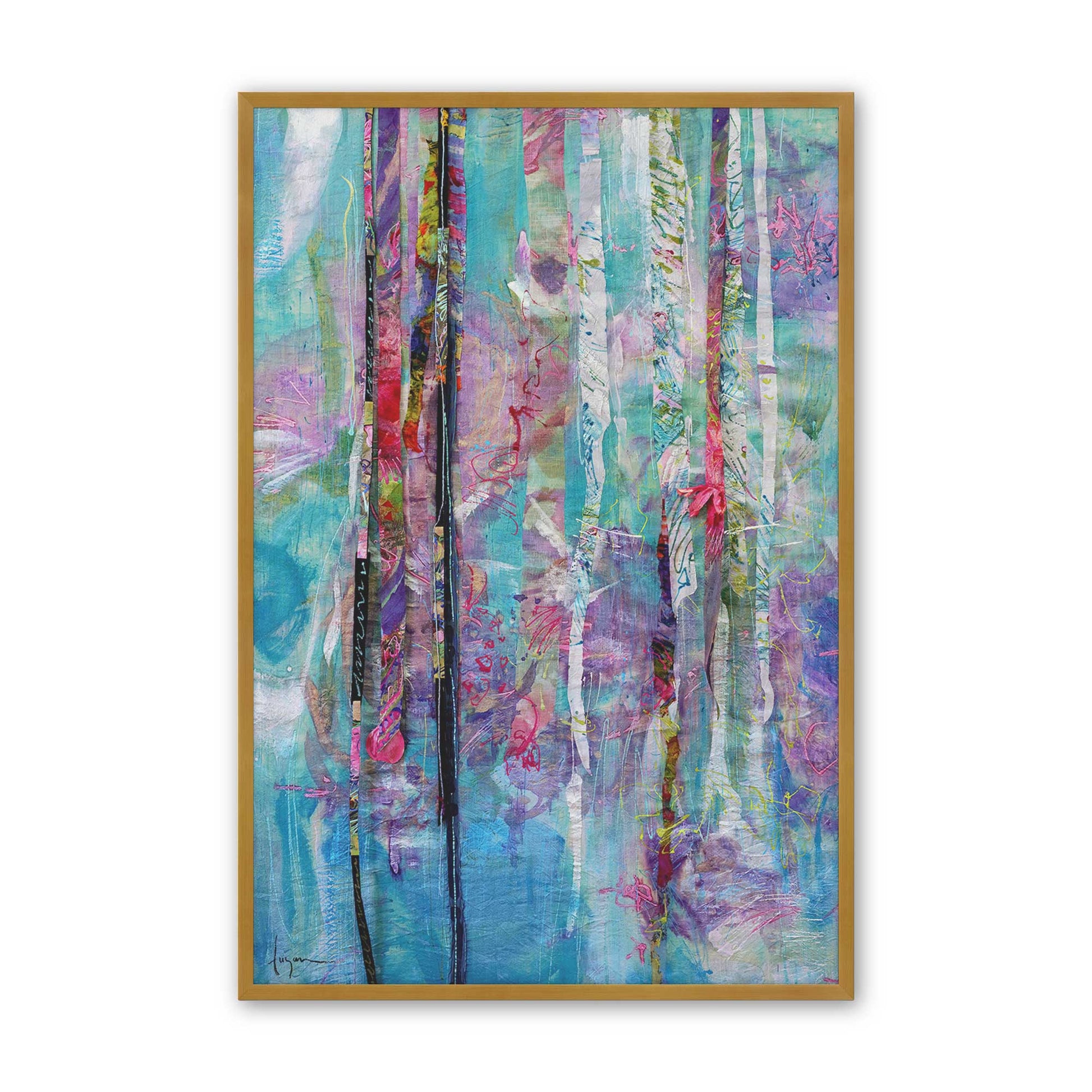 [Color:Polished Gold], Picture of art in a Polished Gold frame