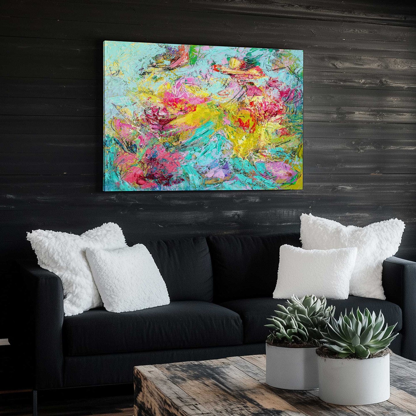 Picture of art in a room