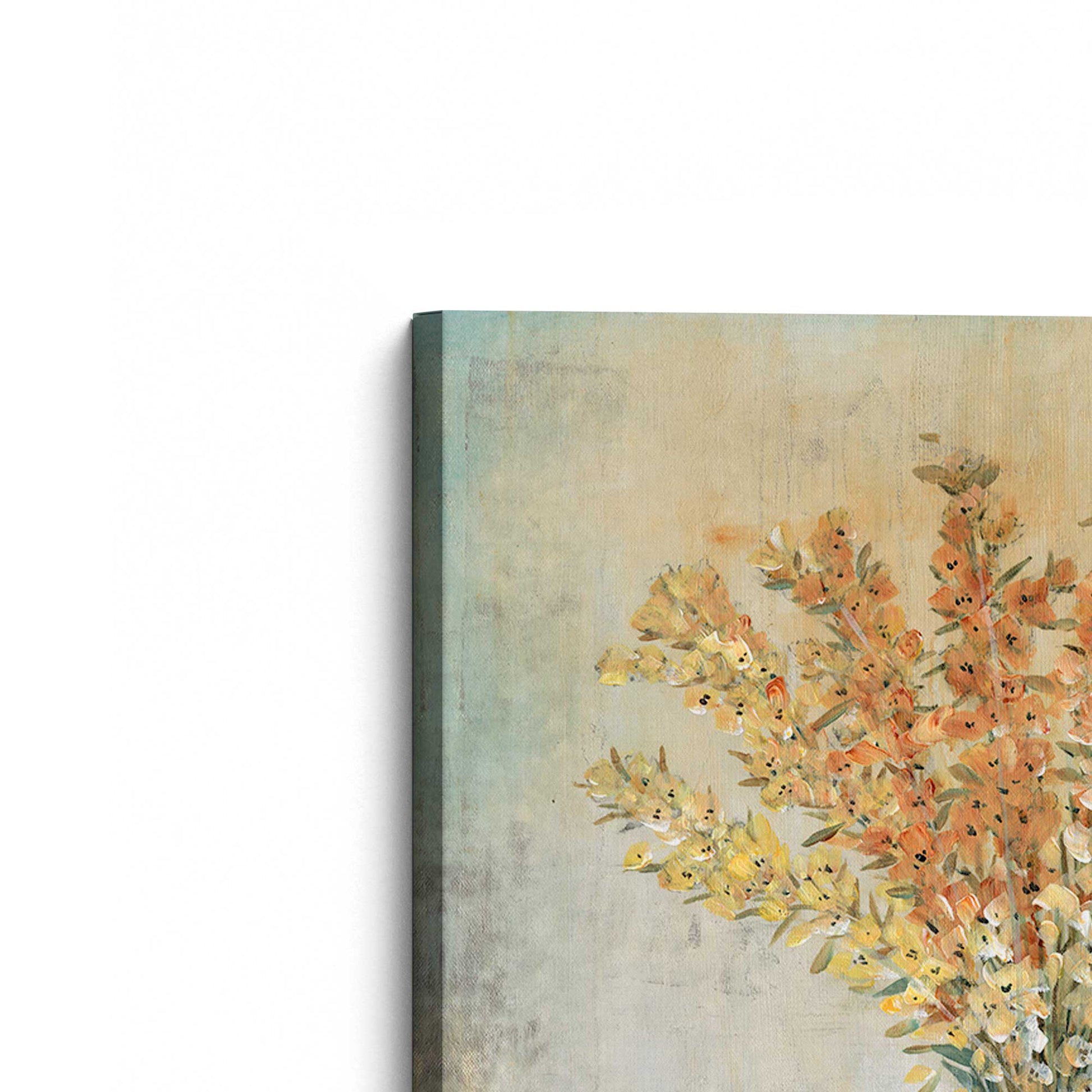 [Color:Stretched Canvas], Picture of the corner of the art