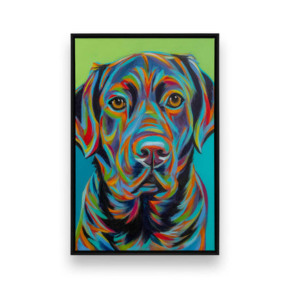 [Color:Satin Black], Picture of art in a Satin Black frame