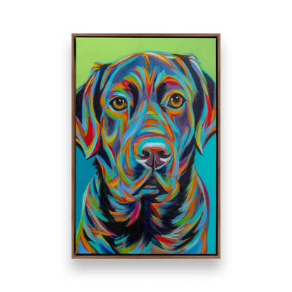 [Color:Walnut], Picture of art in a Walnut frame