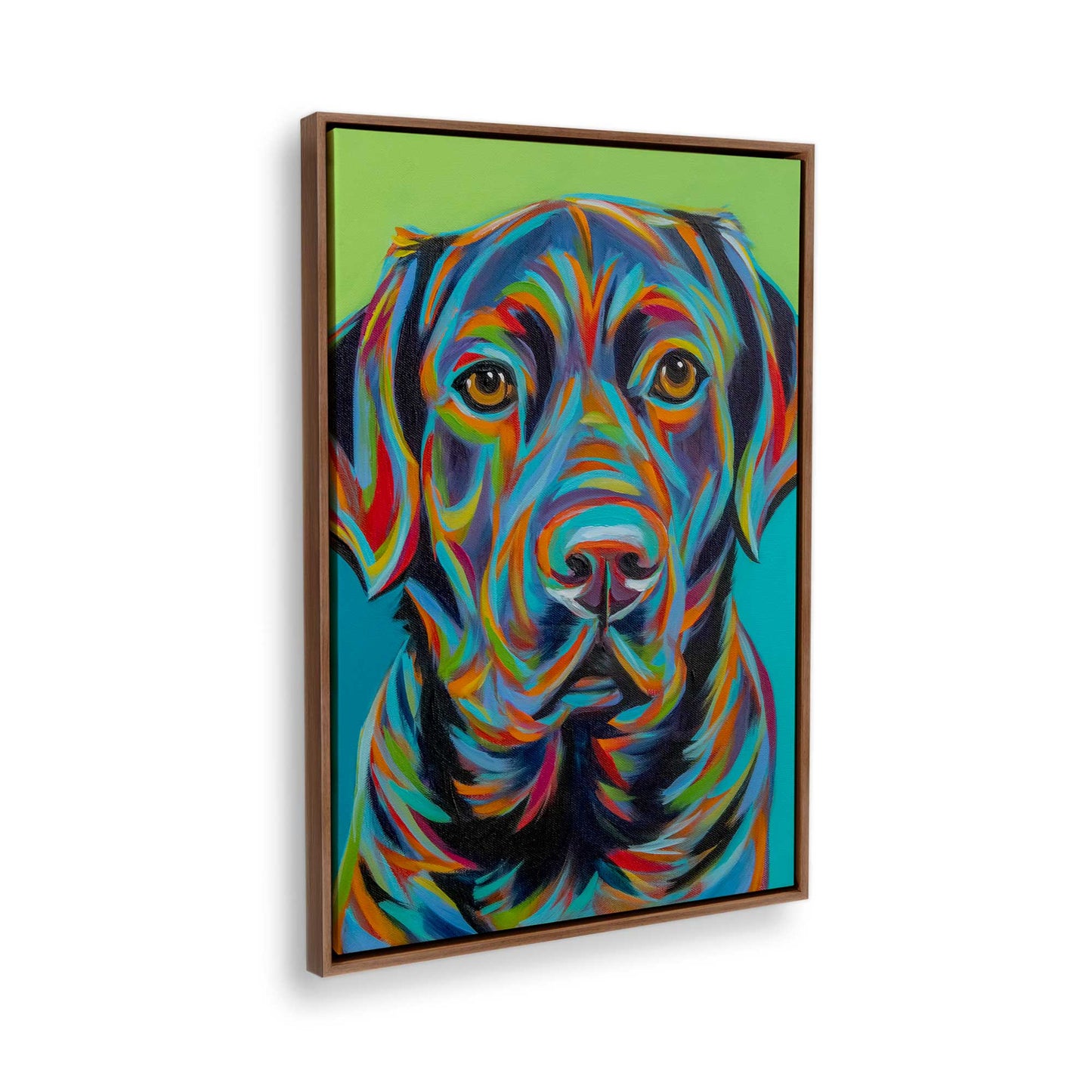 [Color:Walnut], Picture of the corner of the art