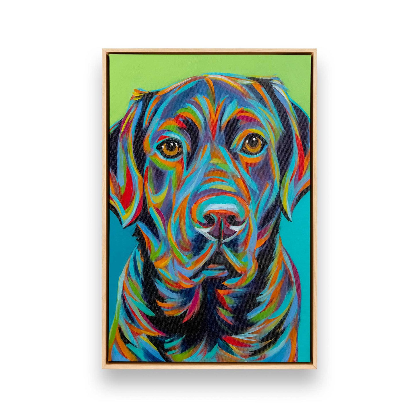 [Color:American Maple], Picture of art in a American Maple frame