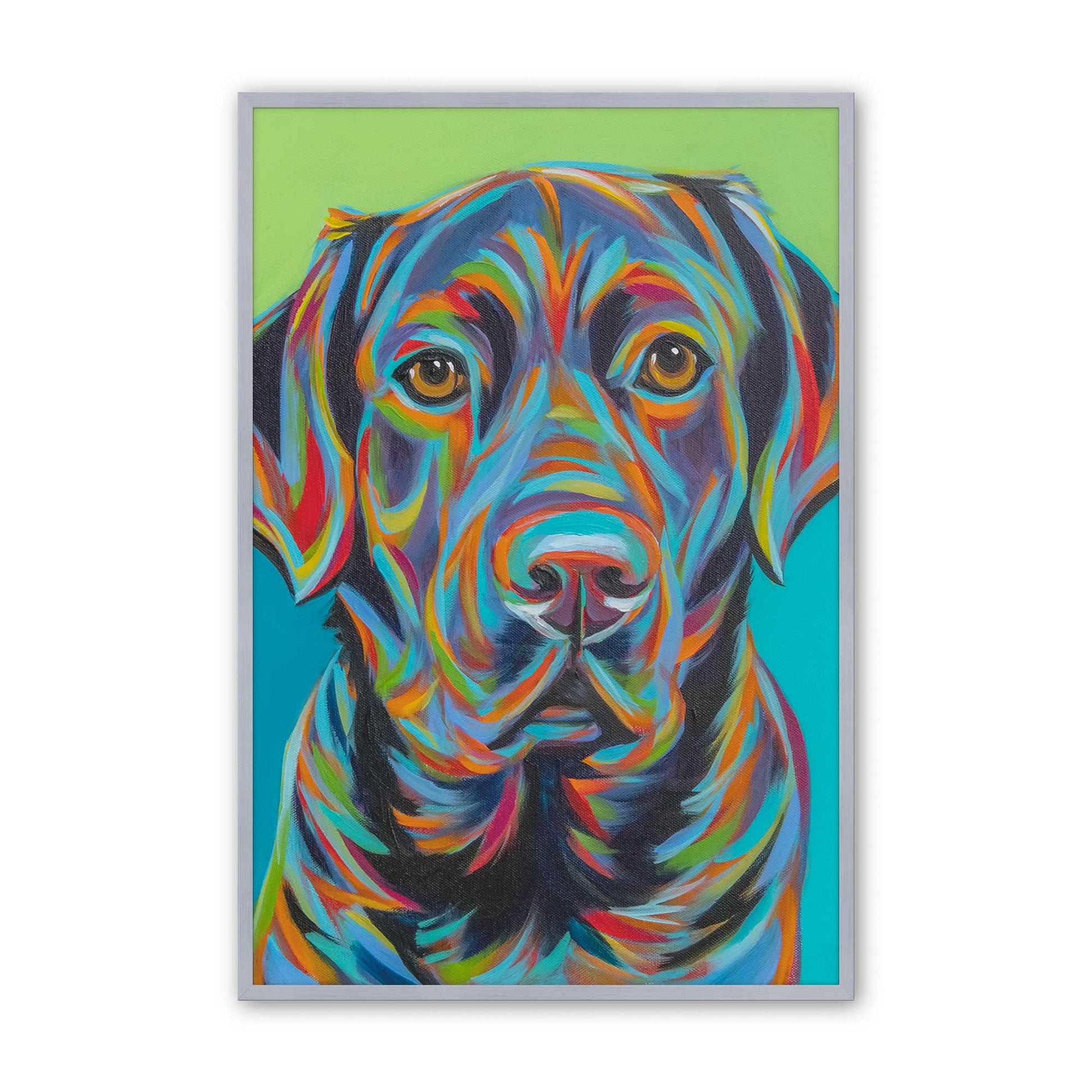 [Color:Polished Chrome], Picture of art in a Polished Chrome frame