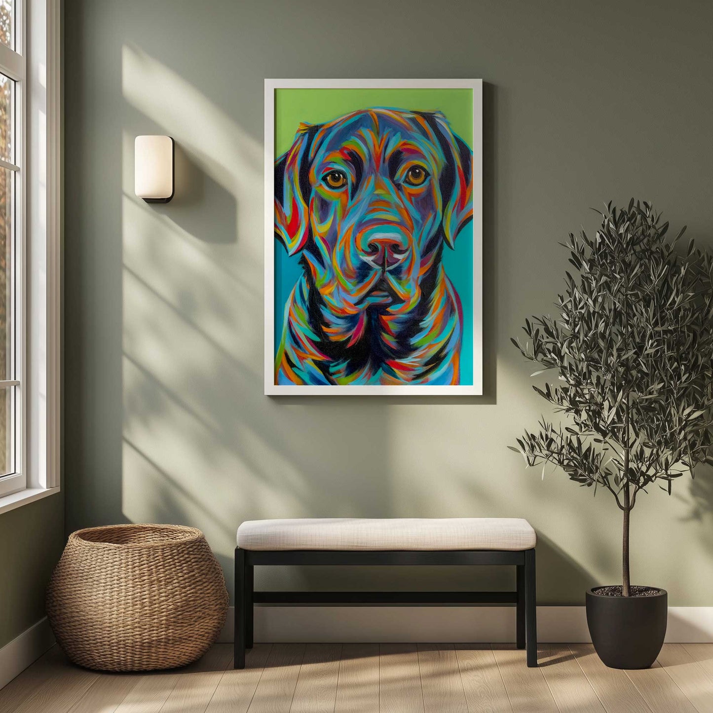 [SPECIAL],[LIFESTYLE], Picture of art hanging in a room