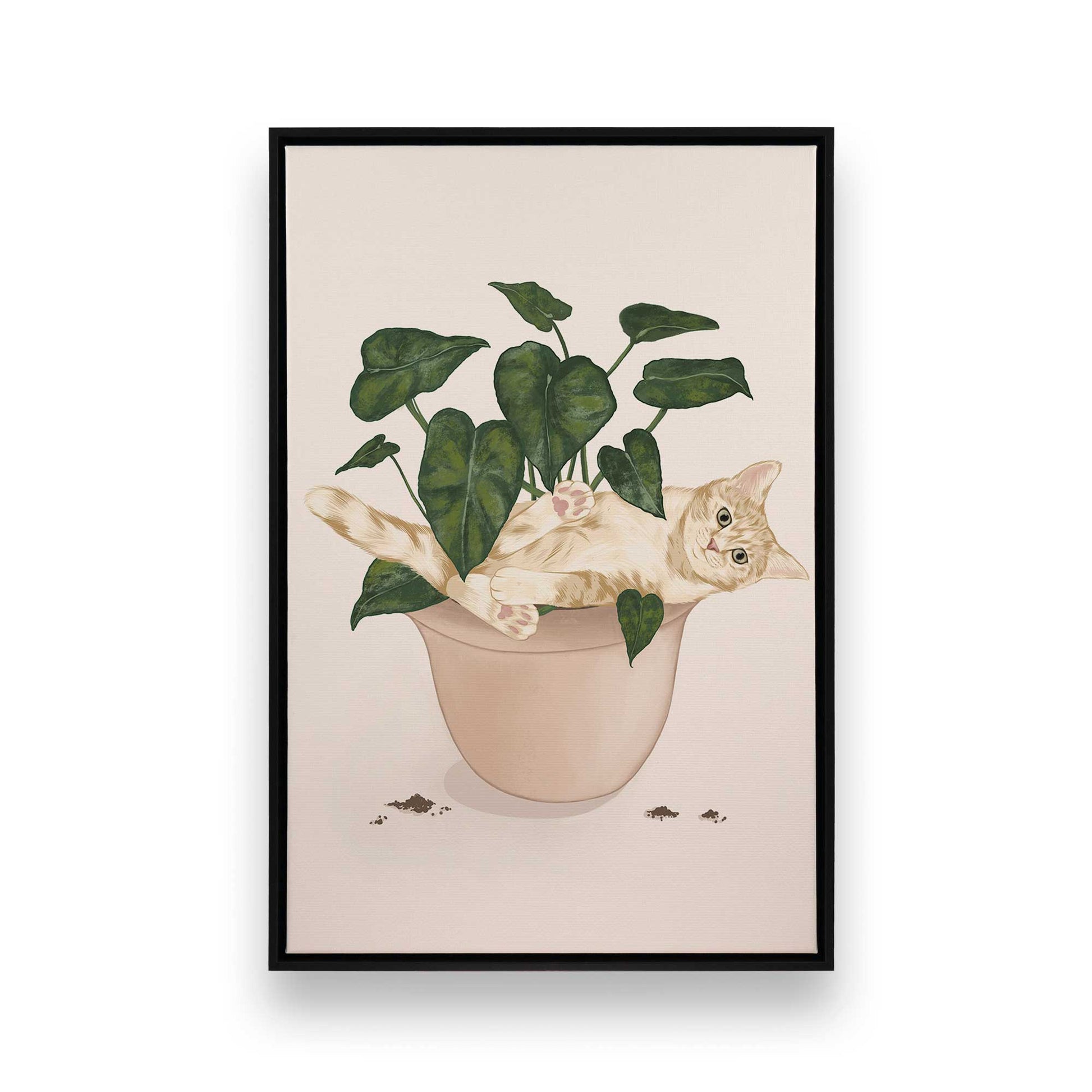 [Color:Satin Black], Picture of art in a Satin Black frame