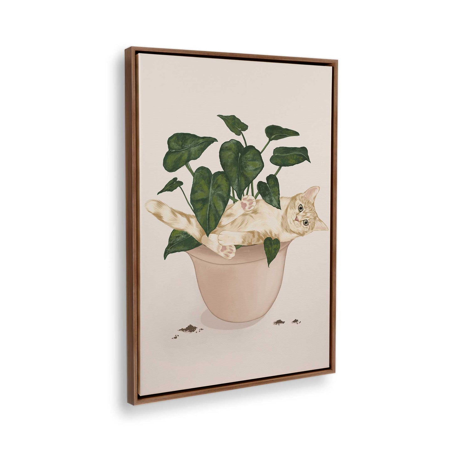 [Color:Walnut], Picture of the corner of the art