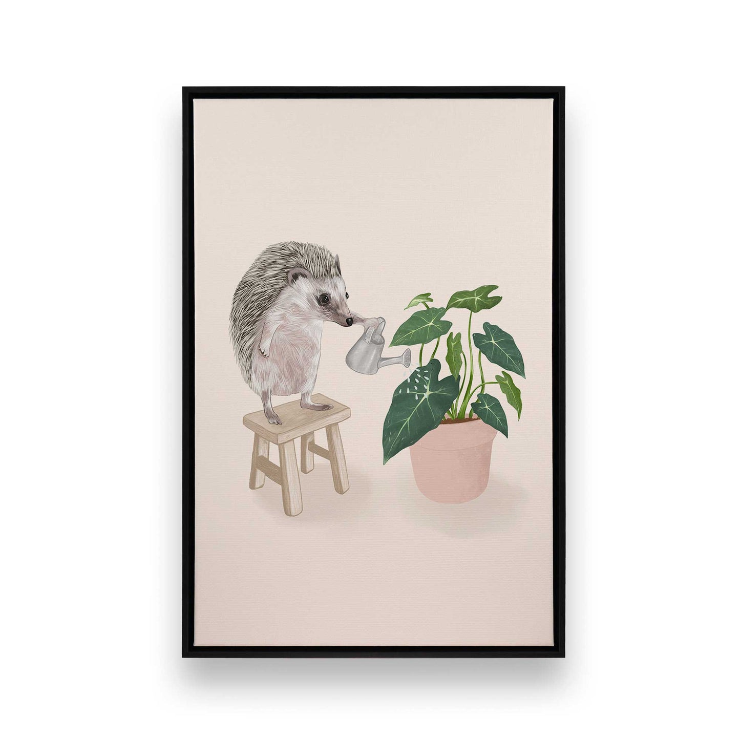 [Color:Satin Black], Picture of art in a Satin Black frame