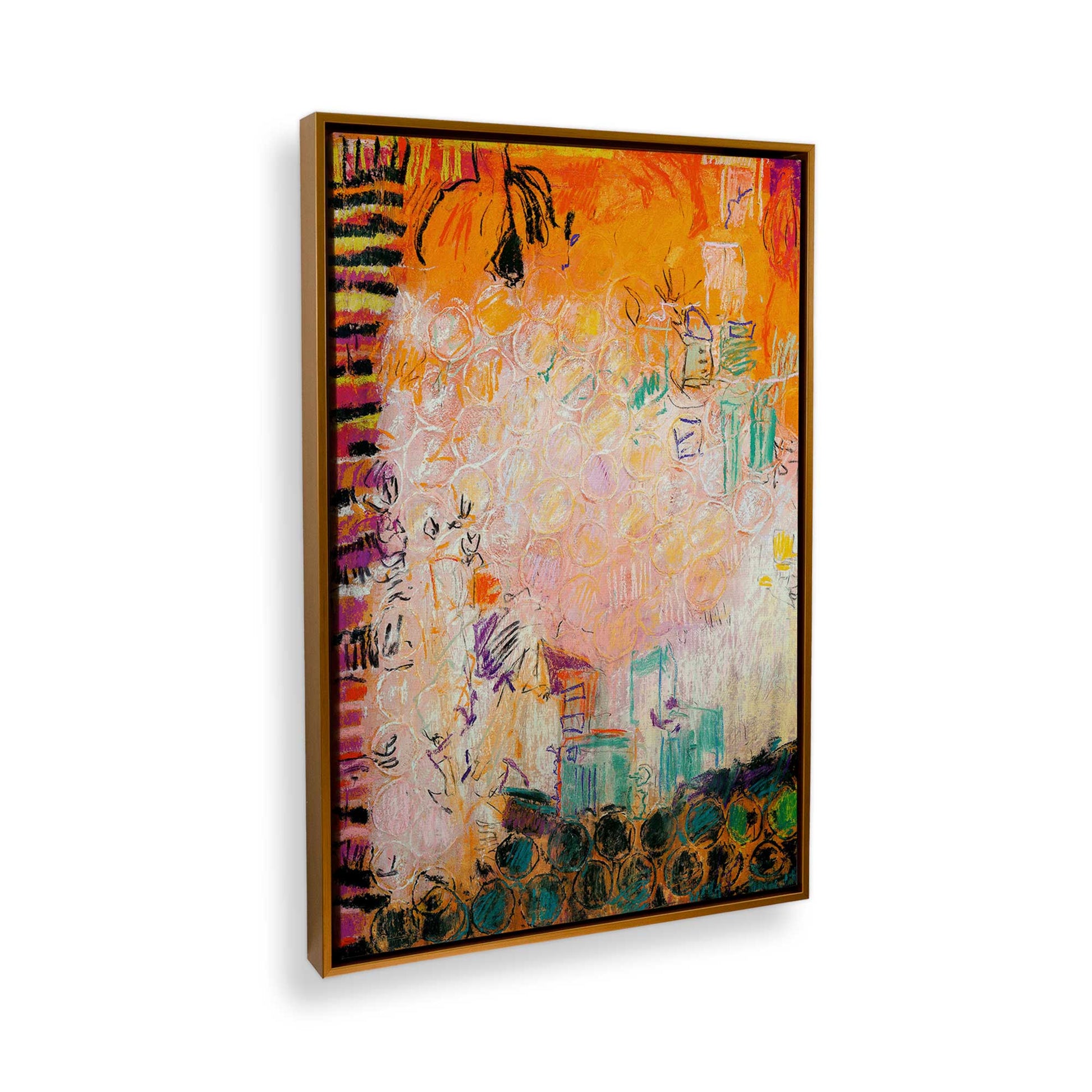 [Color:Polished Gold], Picture of the corner of the art