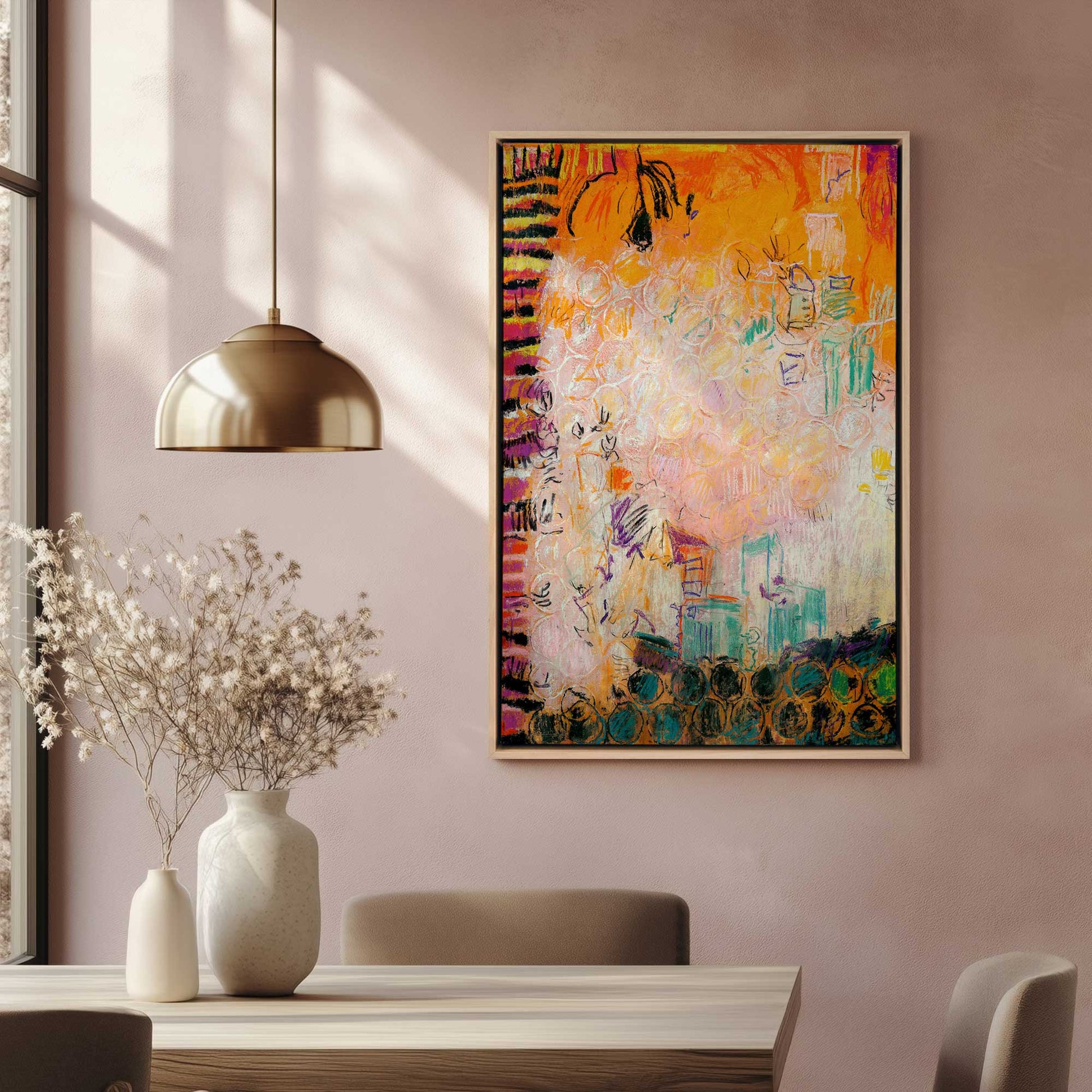 Picture of art in a room