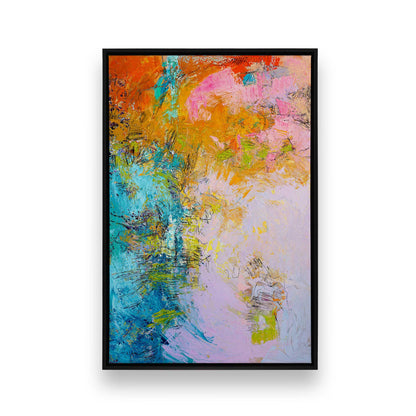 [Color:Satin Black], Picture of art in a Satin Black frame