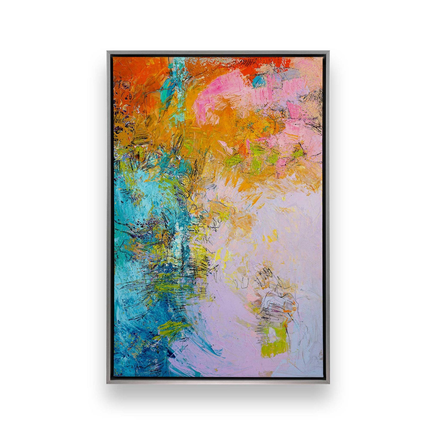 [Color:Polished Chrome], Picture of art in a Polished Chrome frame