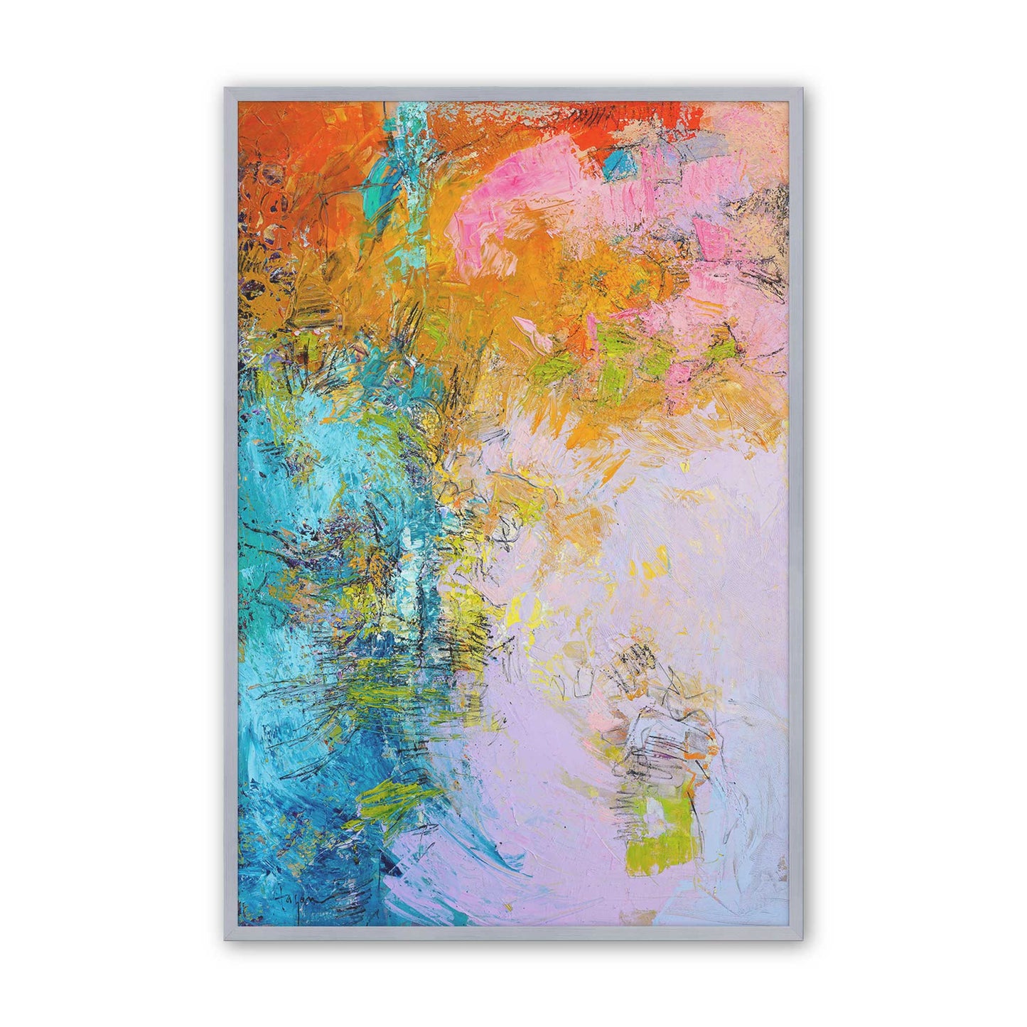 [Color:Polished Chrome], Picture of art in a Polished Chrome frame