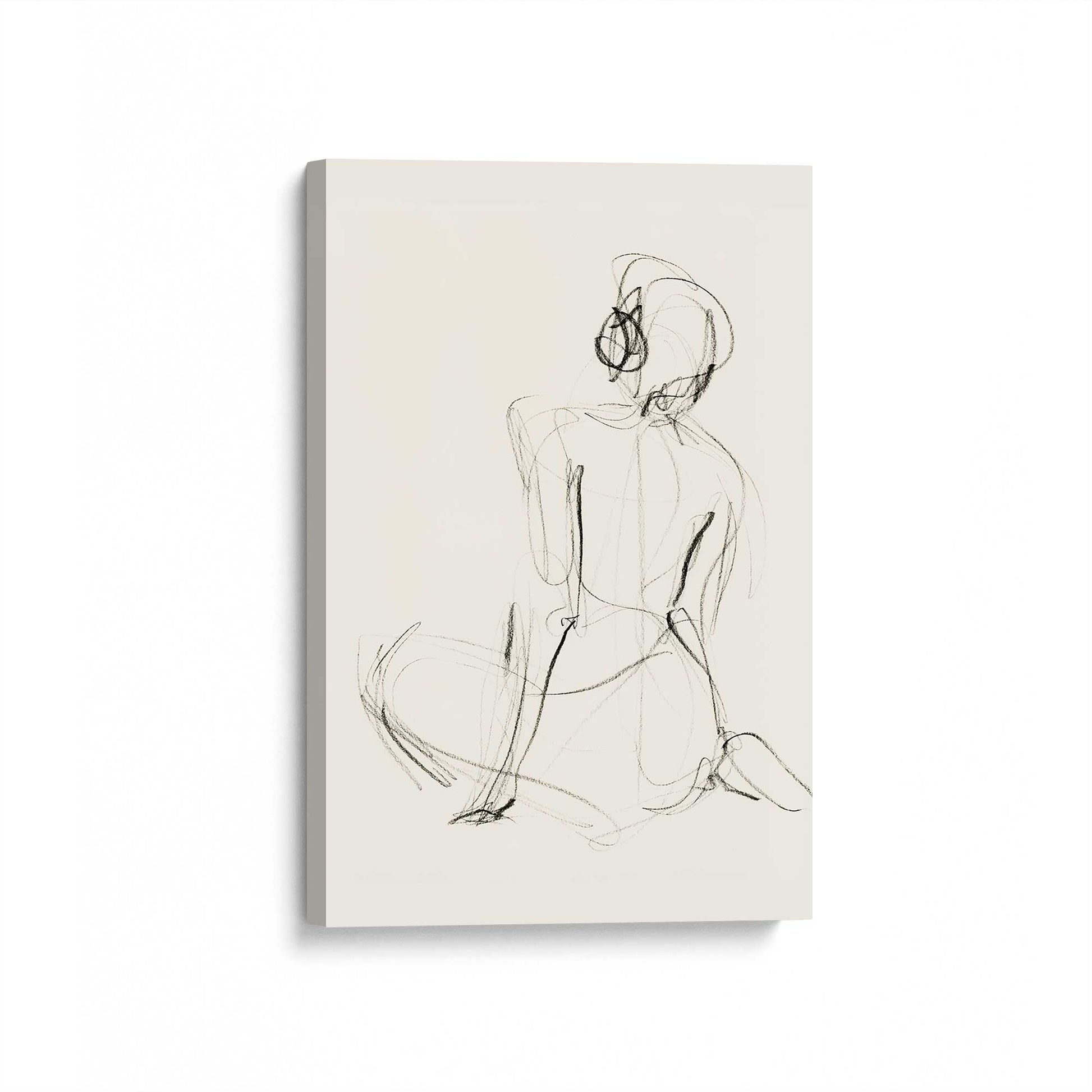 [Color:Stretched Canvas], Picture of art at an angle