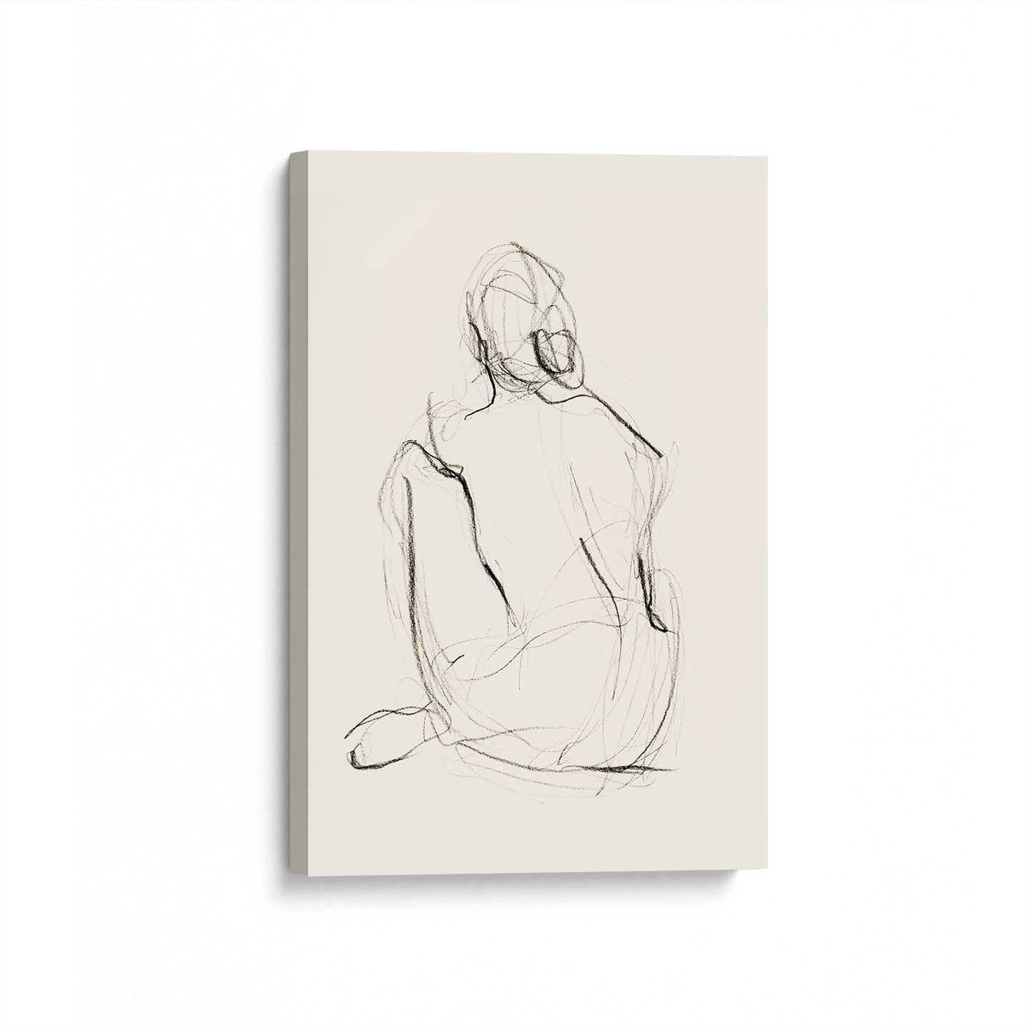 [Color:Stretched Canvas], Picture of art at an angle