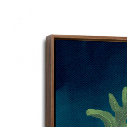 [Color:Walnut], Picture of art in a Walnut frame at an angle