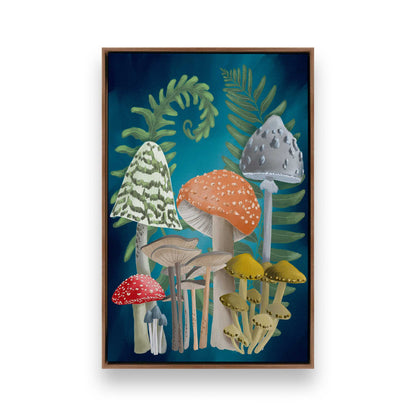 [Color:Walnut], Picture of art in a Walnut frame