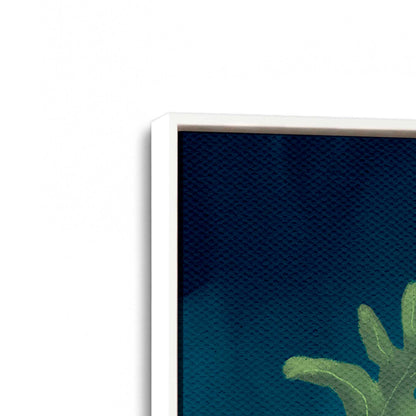 [Color:Opaque White], Picture of art in a White frame at an angle