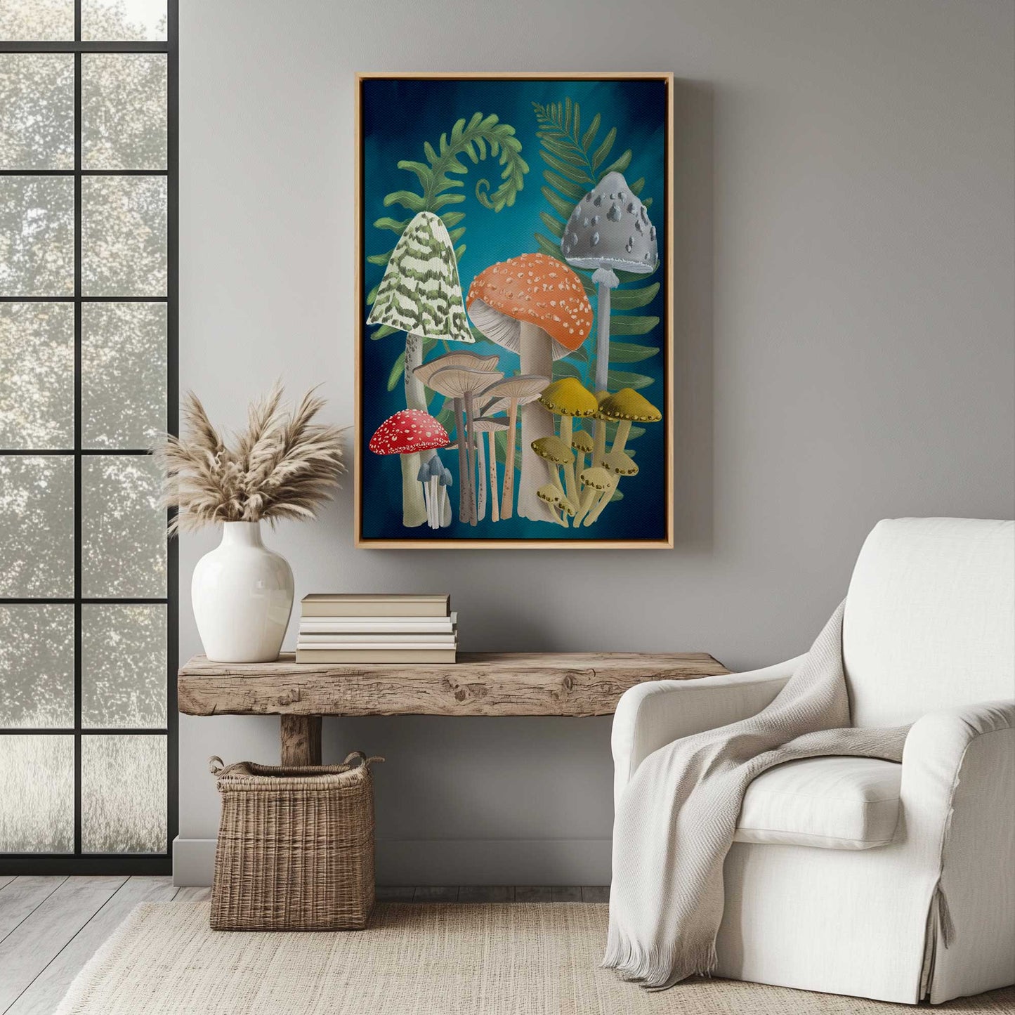 Picture of art in a room