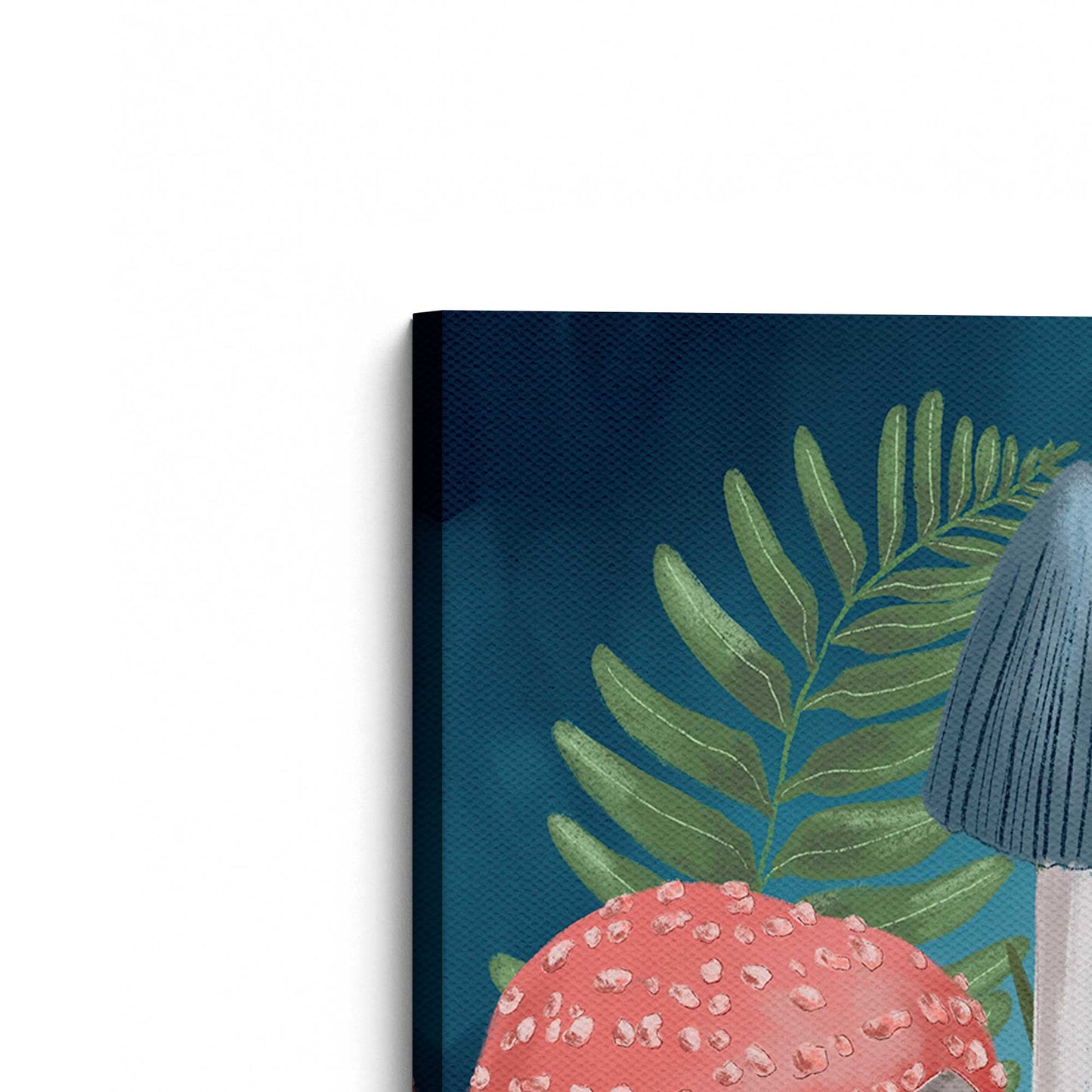 [Color:Stretched Canvas], Picture of the corner of the art
