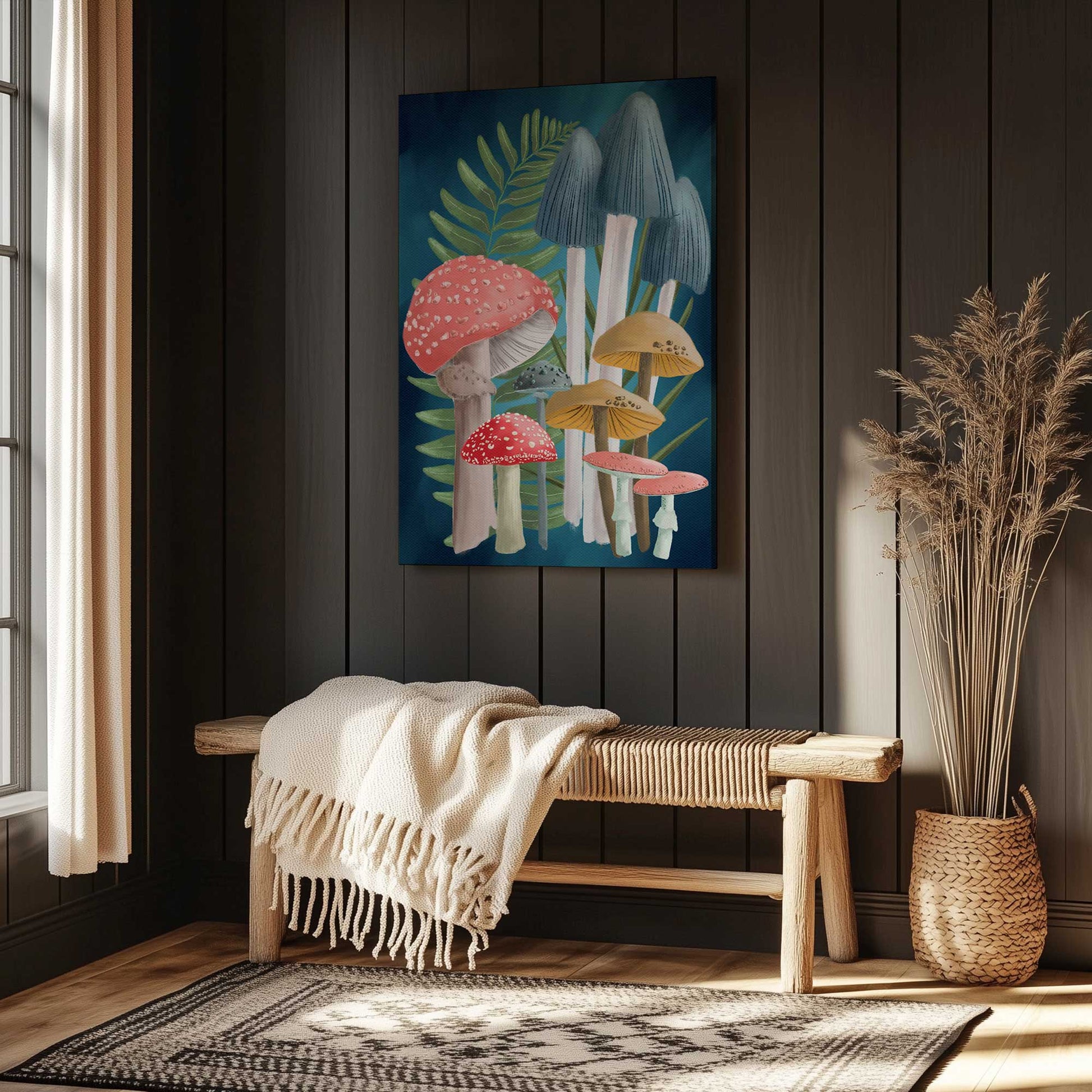 Picture of art in a room
