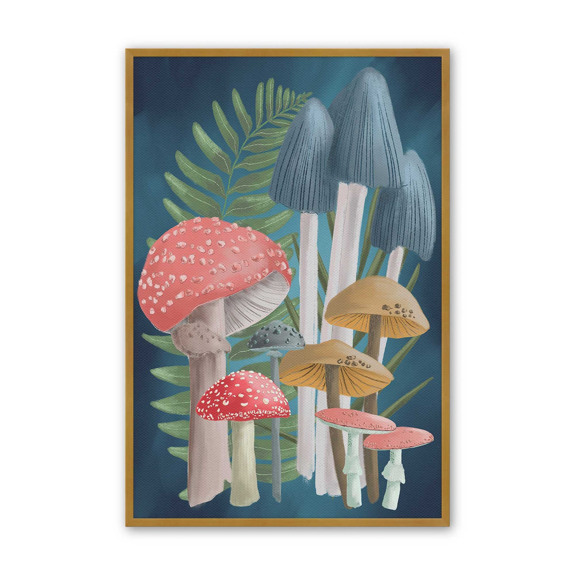 [Color:Polished Gold], Picture of art in a Polished Gold frame