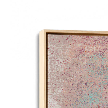 [Color:American Maple], Picture of art in a American Maple frame at an angle