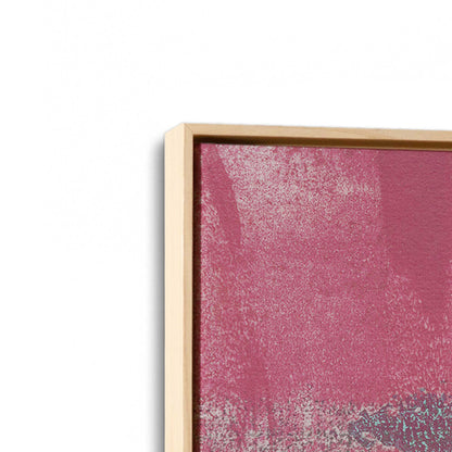 [Color:American Maple], Picture of art in a American Maple frame at an angle