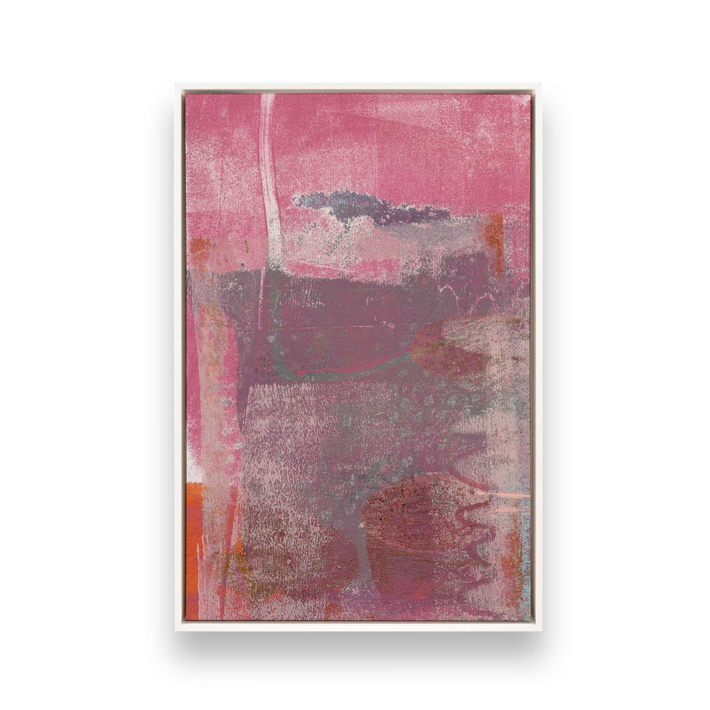 [Color:Opaque White], Picture of art in a White frame