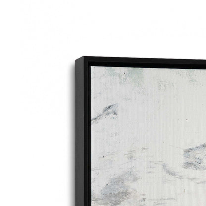 [Color:Satin Black], Picture of art in a Satin Black frame at an angle