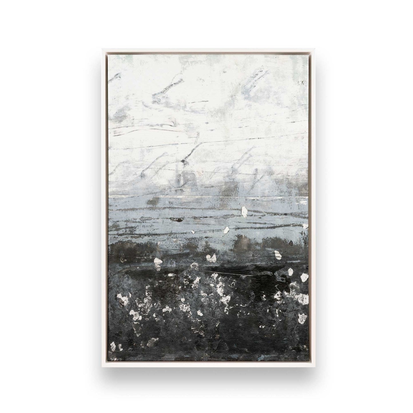 [Color:Opaque White], Picture of art in a White frame