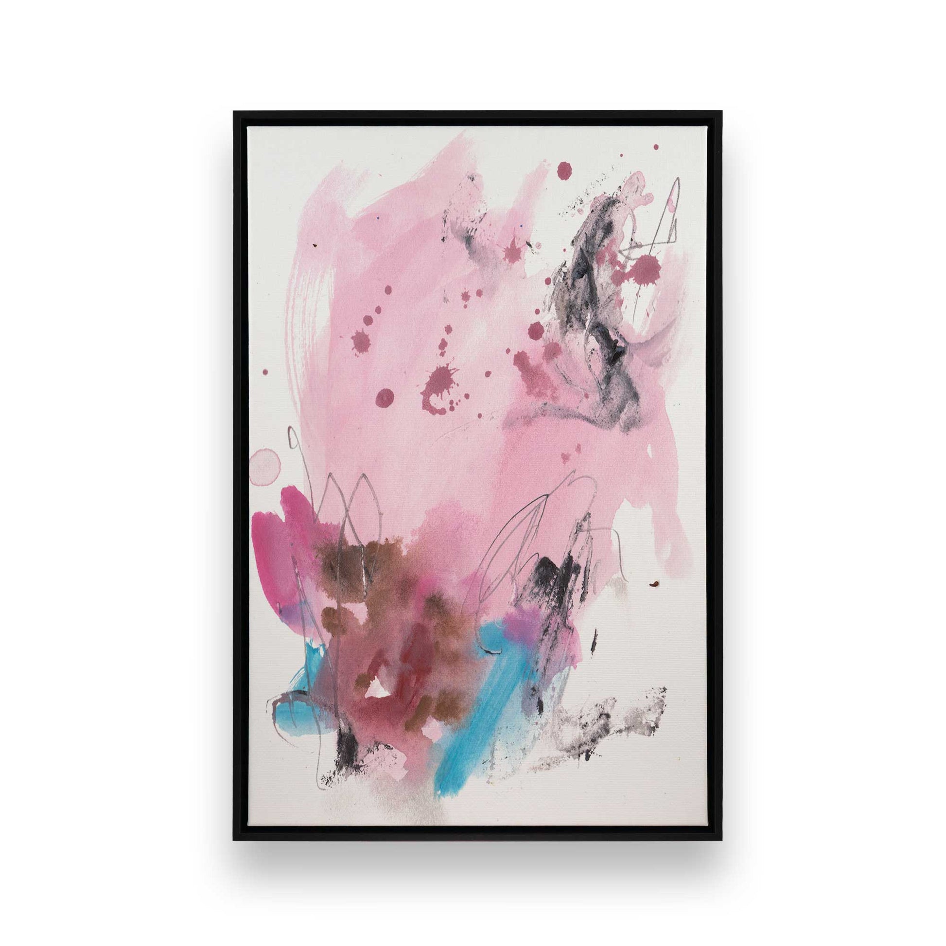 [Color:Satin Black], Picture of art in a Satin Black frame