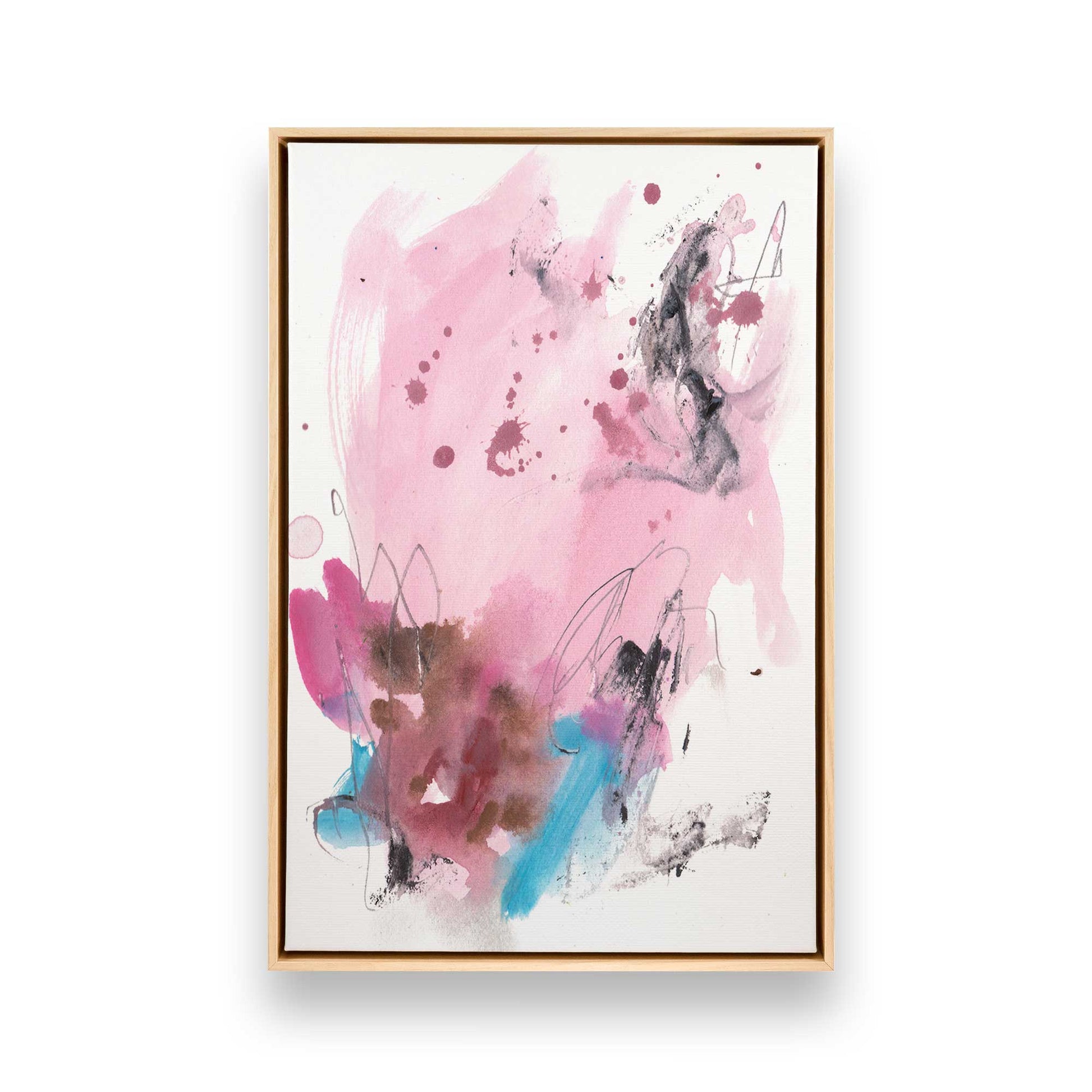 [Color:American Maple], Picture of art in a American Maple frame