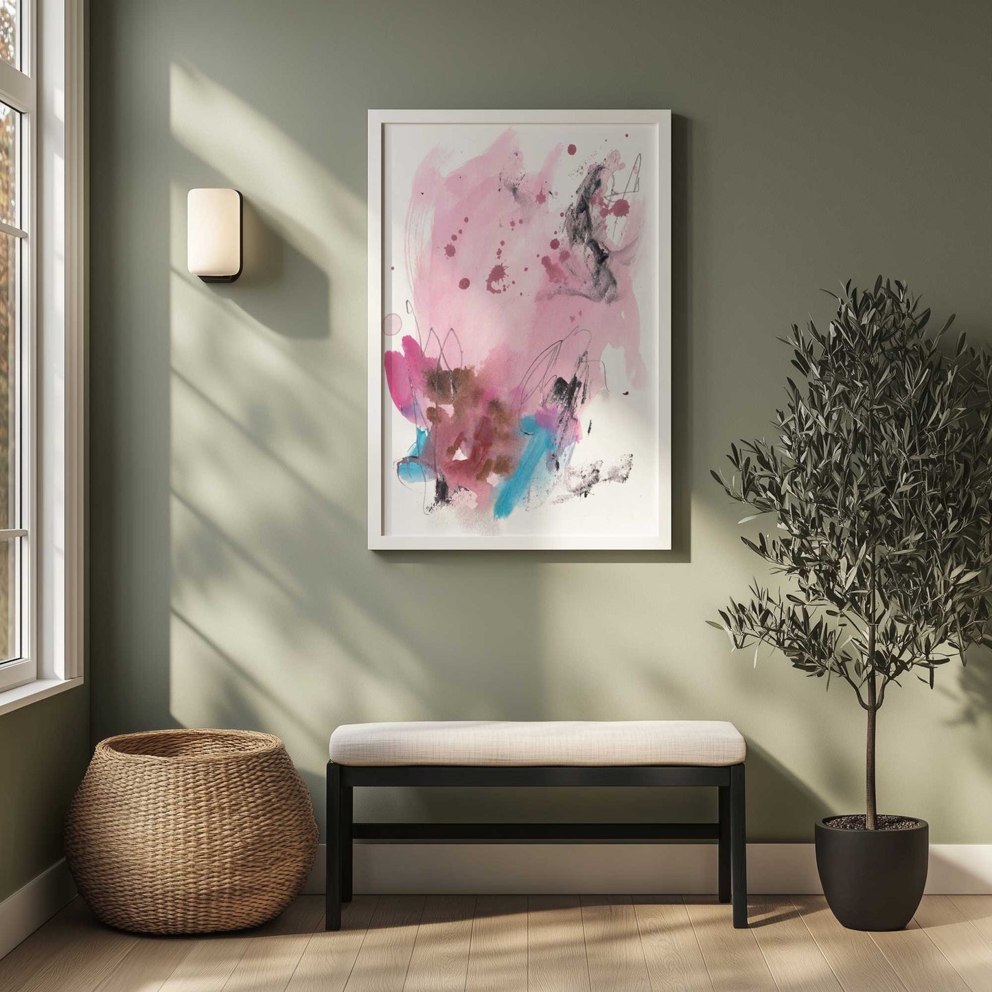Picture of art in a room