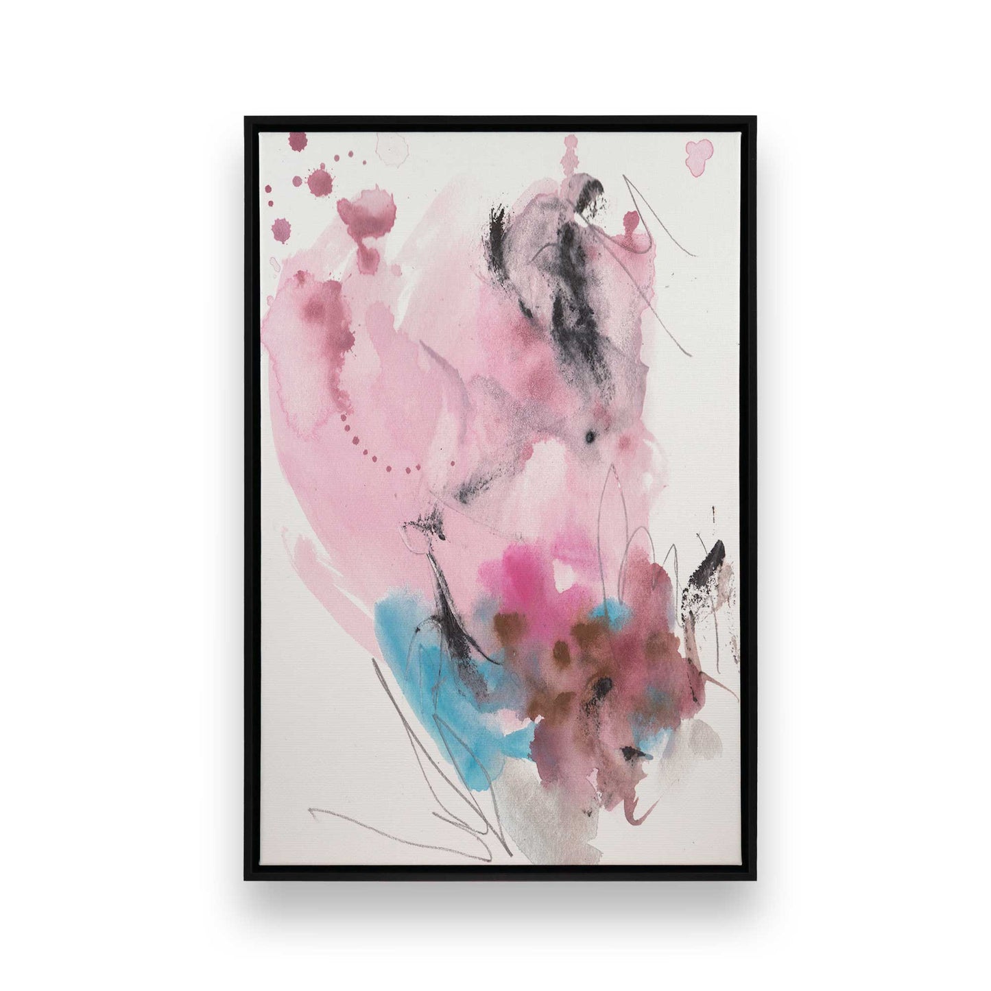 [Color:Satin Black], Picture of art in a Satin Black frame