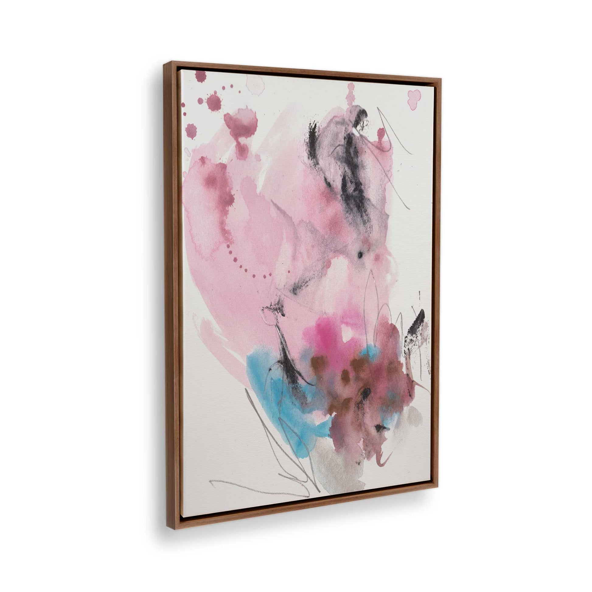 [Color:Walnut], Picture of the corner of the art