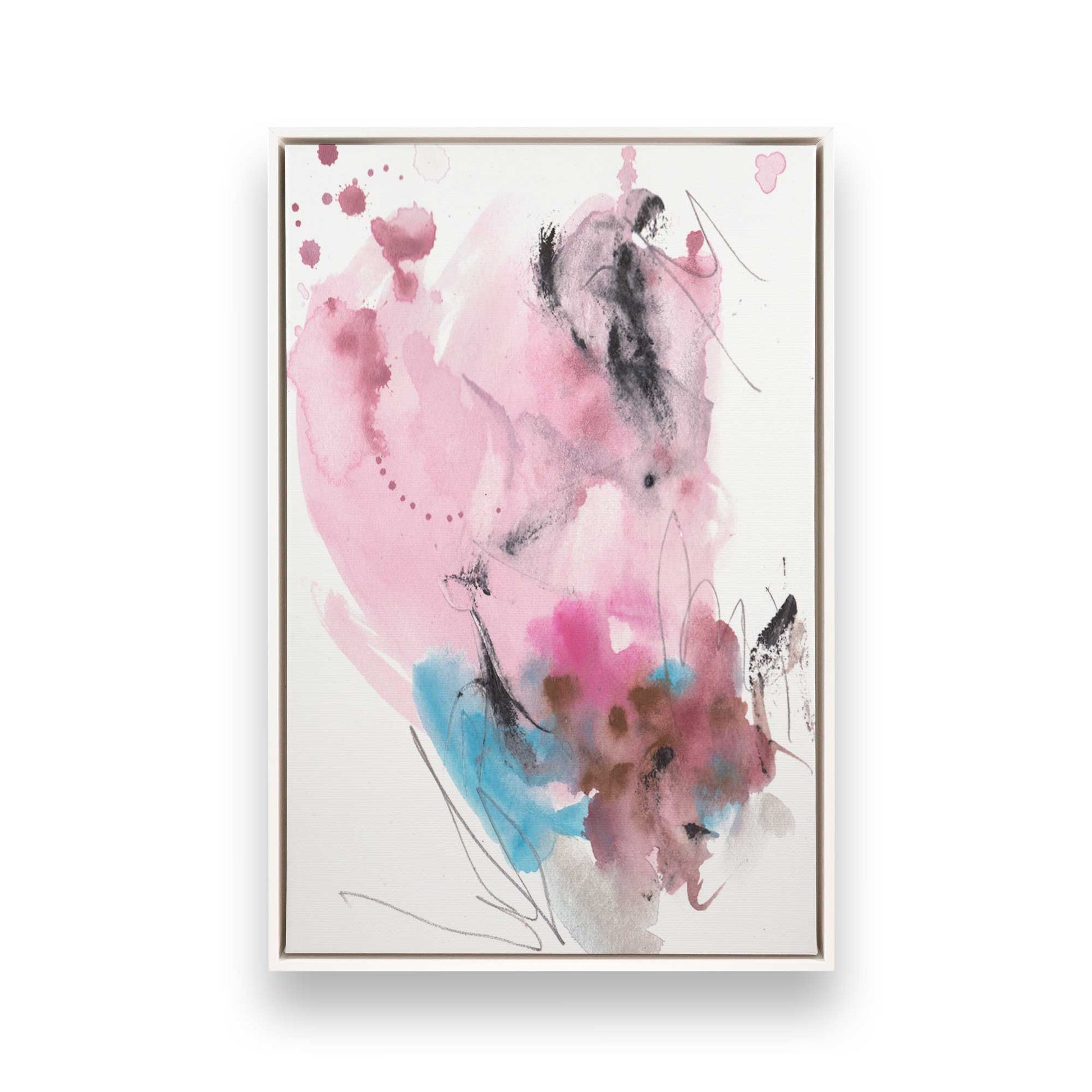 [Color:Opaque White], Picture of art in a White frame