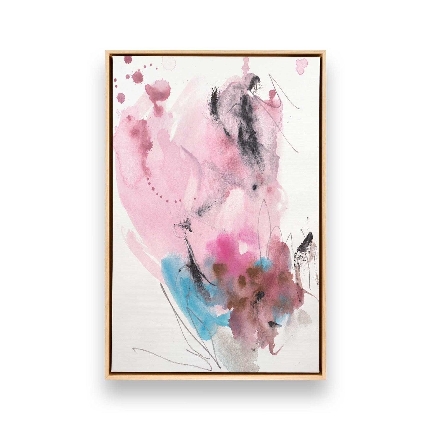 [Color:American Maple], Picture of art in a American Maple frame