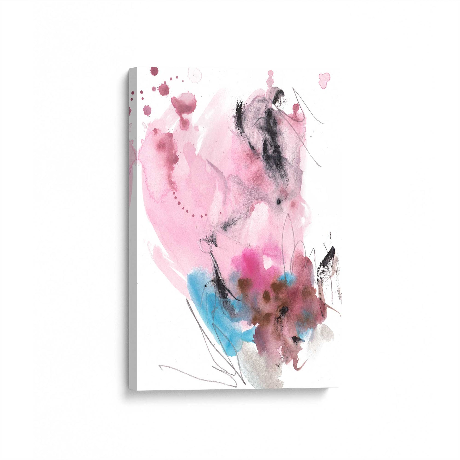 [Color:Stretched Canvas], Picture of art at an angle