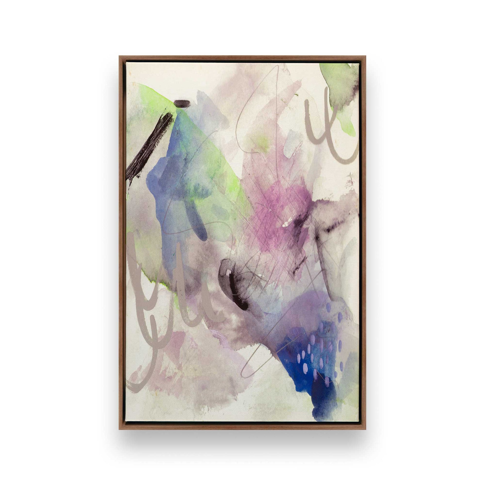 [Color:Walnut], Picture of art in a Walnut frame