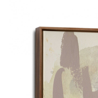 [Color:Walnut], Picture of art in a Walnut frame at an angle