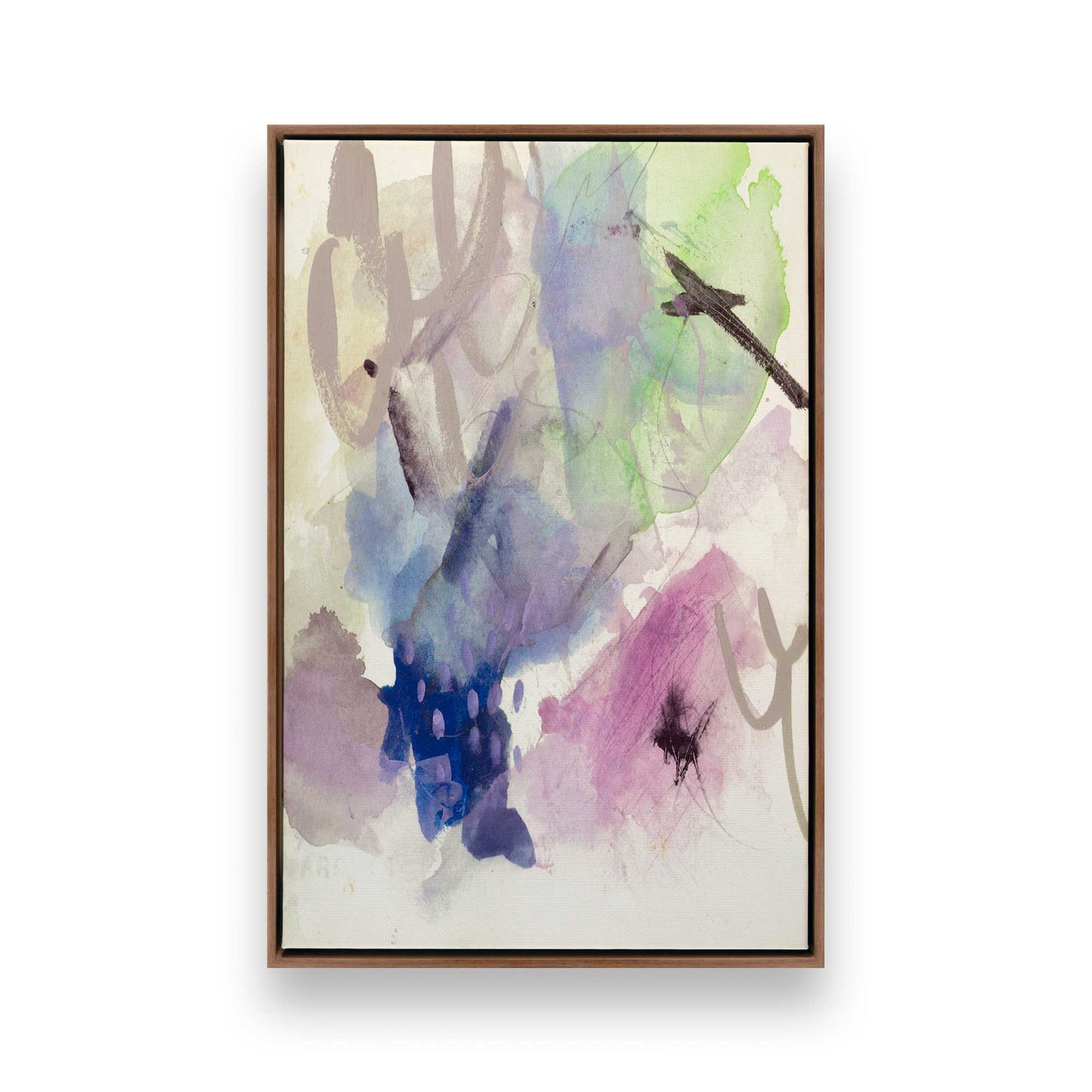 [Color:Walnut], Picture of art in a Walnut frame
